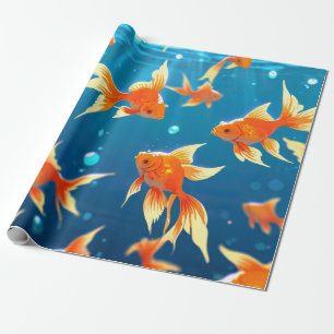 Goldfisch Geschenkpapier