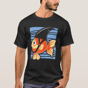 Goldfisch Haifischflosse Fisch Sammler Aquarist Fi T-Shirt