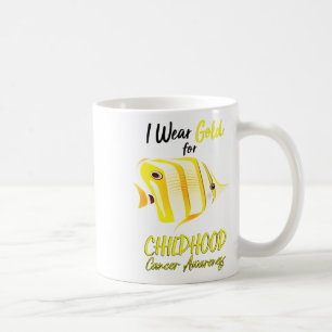 Goldfisch Ich Trage Gold Für Das Bewusstsein Für K Kaffeetasse