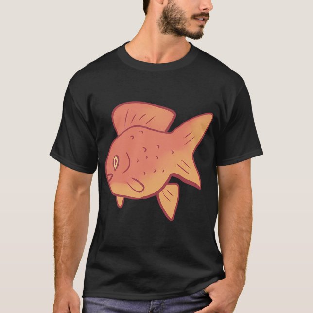 Goldfisch-Illustration T-Shirt (Vorderseite)