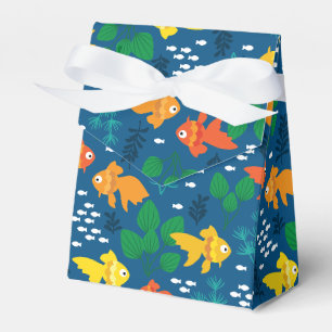 Goldfisch im Aquarium Geschenkschachtel