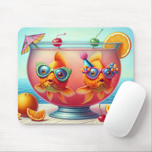 Goldfisch im Party Mousepad