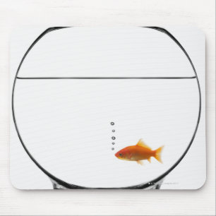 Goldfisch in der Schüssel Mousepad