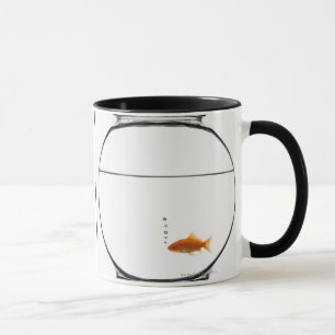 Goldfisch in der Schüssel Tasse