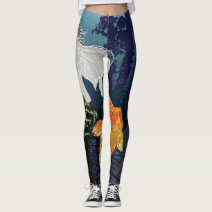 Goldfisch in Japan Leggings