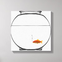 Goldfisch in Schüssel