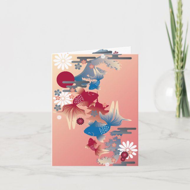 Goldfisch Karte (Vorderseite)