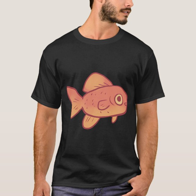 Goldfisch Kunst T-Shirt (Vorderseite)