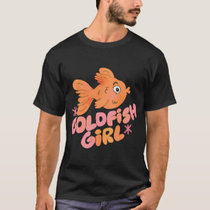 Goldfisch Mädchen (Pfirsich) T-Shirt