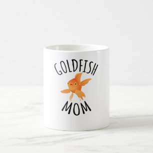 Goldfisch-Mama  Goldfish Mutter Aquarist Goldfish Kaffeetasse