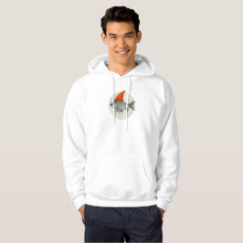Goldfisch mit einer Haifischflosse Hoodie