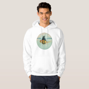 Goldfisch mit einer Haifischflosse Hoodie