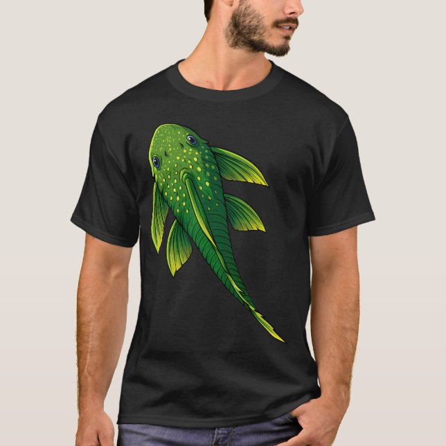 Goldfisch mit rotem Hintergrund T-Shirt (Vorderseite)