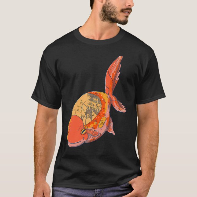 Goldfisch mit SIA T-Shirt (Vorderseite)