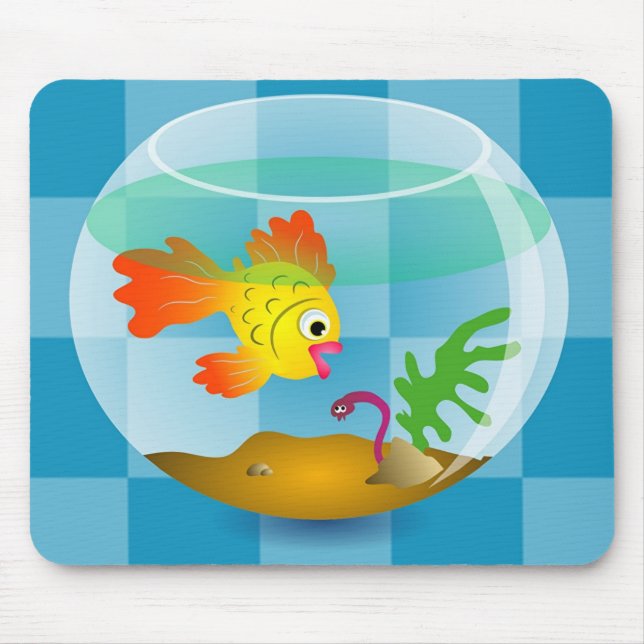 Goldfisch Mousepad (Vorne)