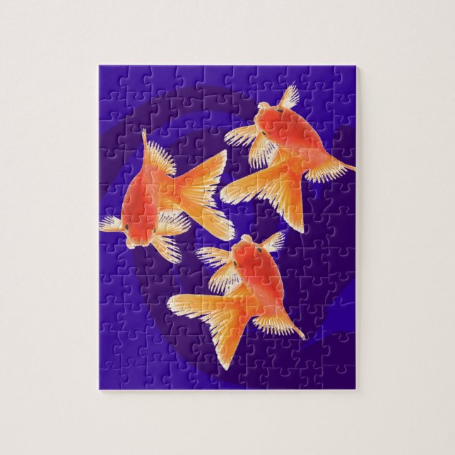 Goldfisch Puzzle (Vertikal)