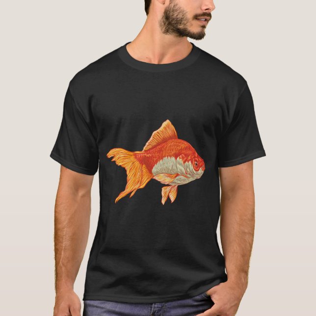 Goldfisch-Realismus T-Shirt (Vorderseite)