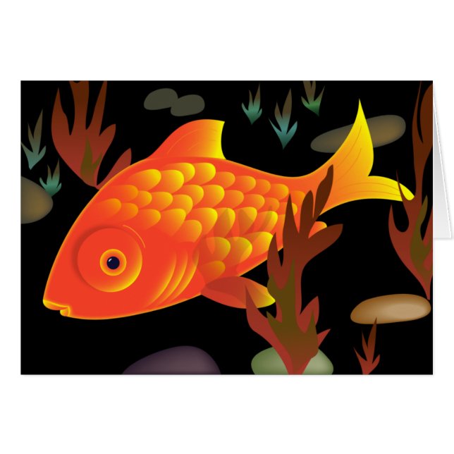 Goldfisch tief (Vorderseite (Horizontal))