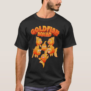 Goldfisch-Trupp Schwimmende Fische Aquaristik T-Shirt
