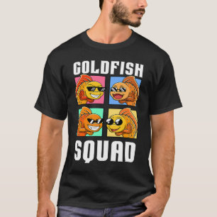 Goldfisch-Trupp Team Fisch Ironische Aussage Sonne T-Shirt