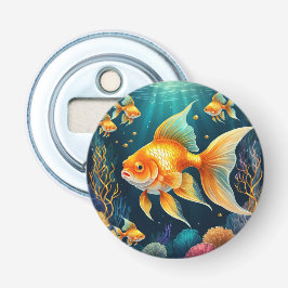 Goldfisch unter Wasser Flaschenöffner