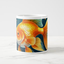 Goldfisch unter Wasser Jumbo-Tasse