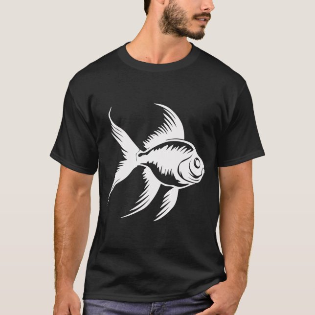 Goldfisch (Weiß) T-Shirt (Vorderseite)