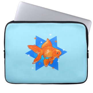 Goldfische mit Sternen Laptopschutzhülle