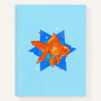 Goldfische mit Sternen Notizbuch
