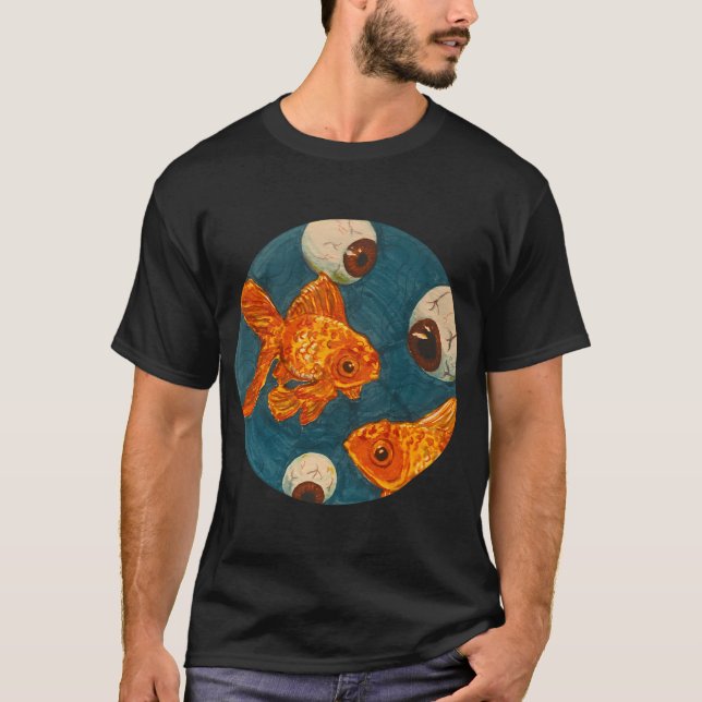 Goldfische und Augäpfel T-Shirt (Vorderseite)