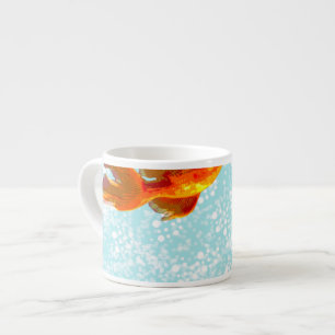 Goldfischmuster Espressotasse