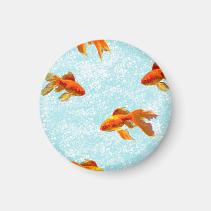 Goldfischmuster Magnet