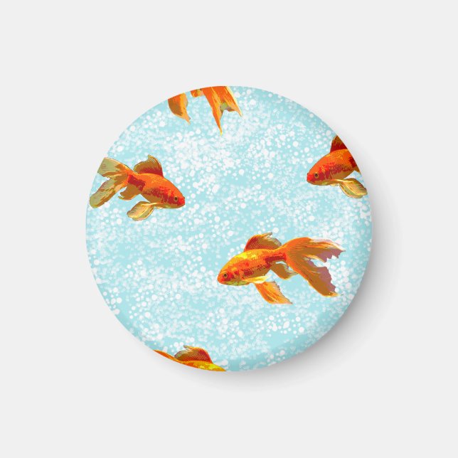 Goldfischmuster Magnet (Vorne)
