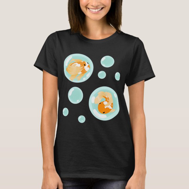 Goldfischmuster T-Shirt (Vorderseite)