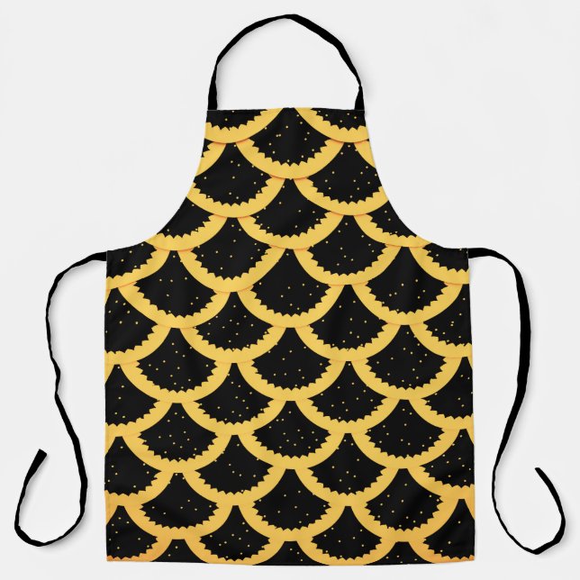 Goldfischschuppenmuster Schürze (Vorderseite)