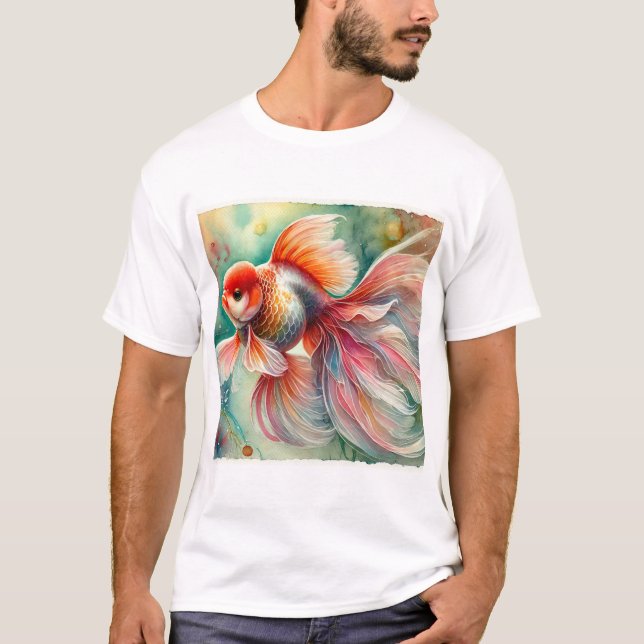 Goldfish 111024AREF114 - Watercolor T-Shirt (Vorderseite)