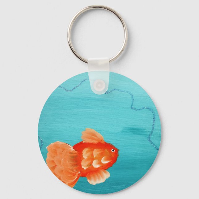 GOLDFISH A SWIMMING SCHLÜSSELANHÄNGER (Vorderseite)
