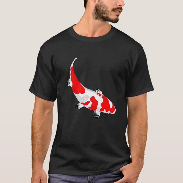 Goldfish Artistischer Fisch Koi Carp T-Shirt (Vorderseite)