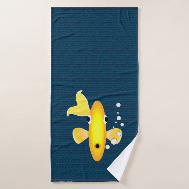 Goldfish Badetuch Badehandtuch (Badehandtuch)