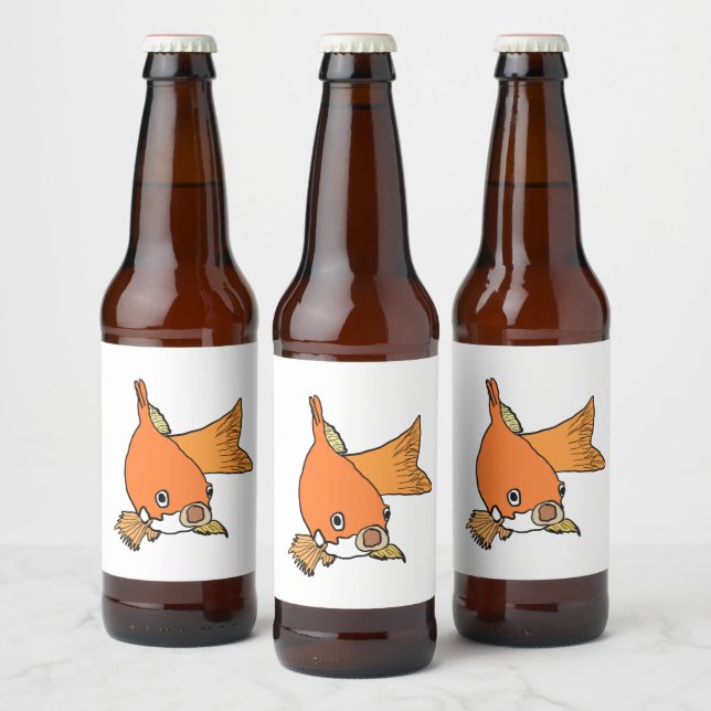 Goldfish Bierflaschenetikett (Flaschen)