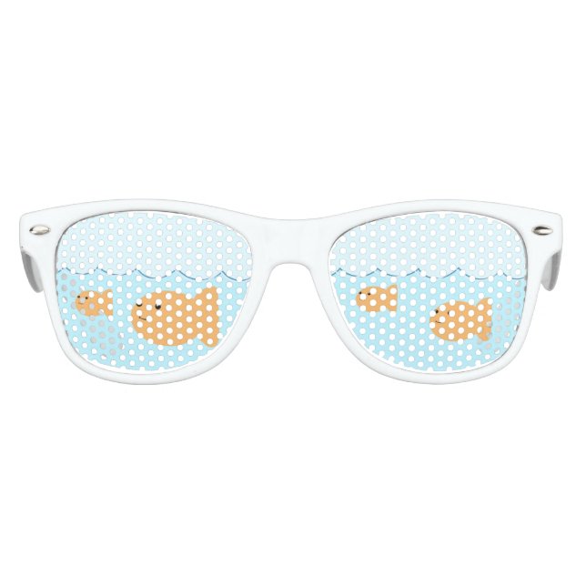 Goldfish Birthday Party Sunglass Gefallen Partybrille (Vorderseite)