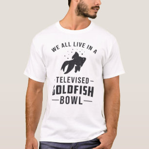 Goldfish Bowl Fischen Aquarium Niedlich T-Shirt