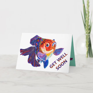 Goldfish Design "bald gut" Grußkarte Karte