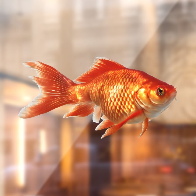 Goldfish Fensteraufkleber (Blatt 2)