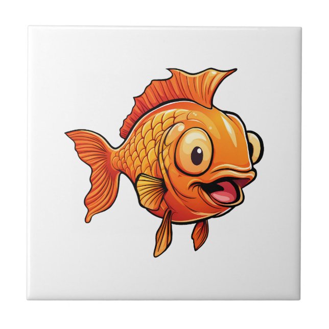 Goldfish Fliese (Vorderseite)