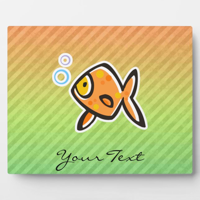Goldfish Fotoplatte (Vorderseite)