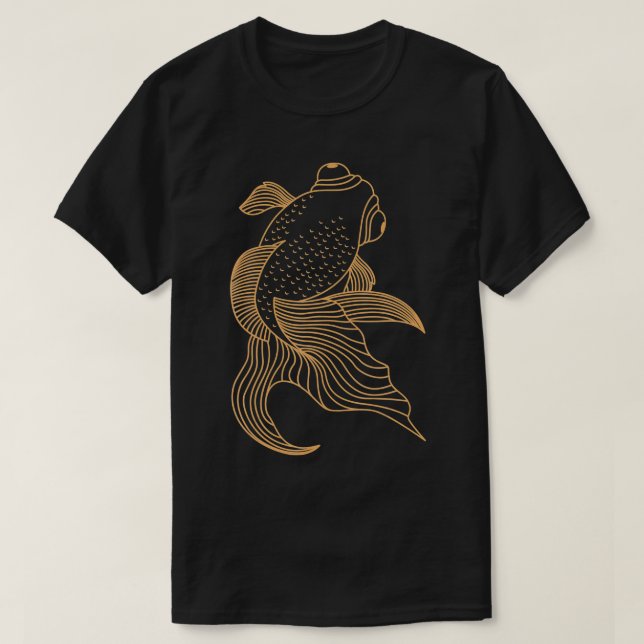 Goldfish Freshwater Fish Aquarist Hobby Aquarium F T-Shirt (Design vorne)