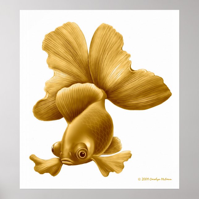 Goldfish-Goldfish-Print Poster (Vorne)