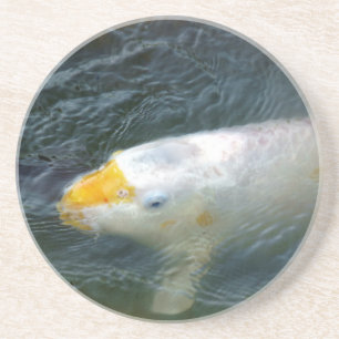 Goldfish im See Getränkeuntersetzer