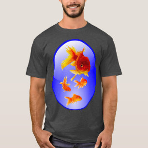 Goldfish in einem Aquarium T-Shirt